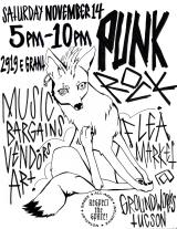 Flyer for Punk Rock Flea Market
