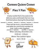 Flyer for Pies y Pan