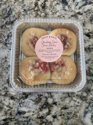 Strawberry Cream Cheese Kolaches 