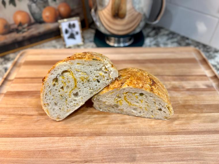 Jalapeño Cheddar Sourdough Bread