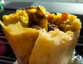 Bacon burrito