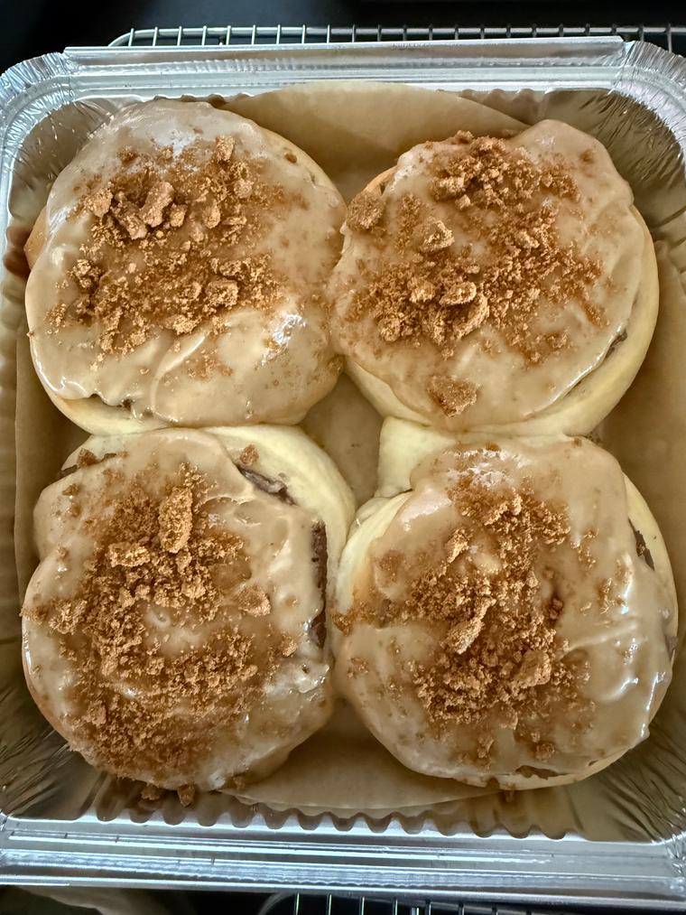Biscoff Cinnamon Rolls