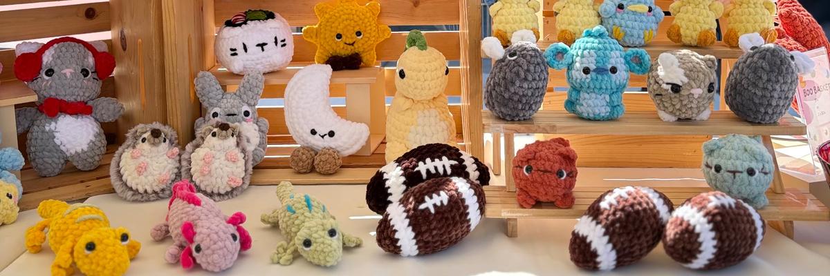 Enjoy Crochet & Knit at their stall