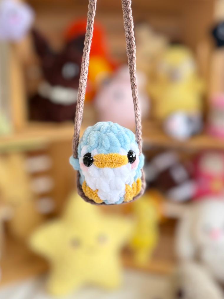 Car hanging chicken